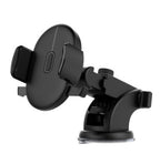 Telescopic Car Phone Holder — Dashboard Suction Cup Mount, 360° Adjustable for 3.5–7" Phones