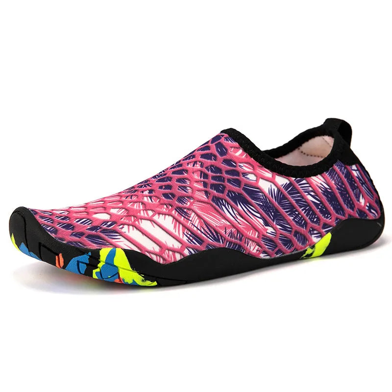 Barefoot Water Shoes — Quick-Dry Non-Slip Aqua Socks for Swimming, Snorkeling, Beach & Pool