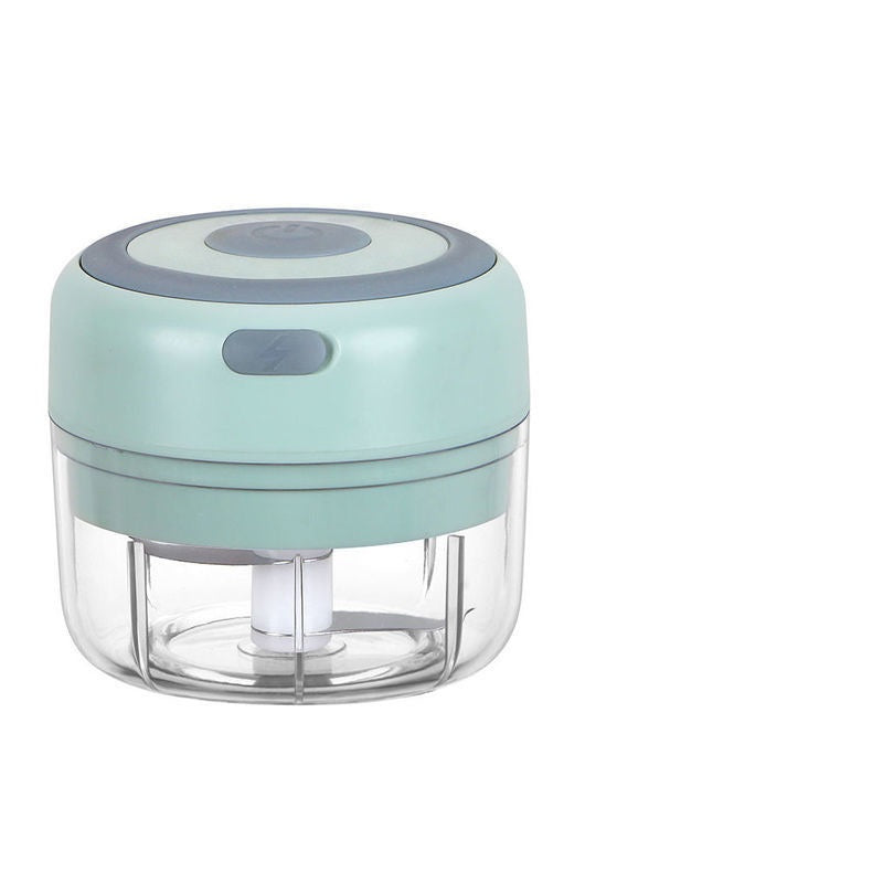 Mini Electric Garlic Chopper – Cordless USB Food Processor | One-Touch Veggie, Ginger & Chili Mincer