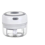 Mini Electric Garlic Chopper – Cordless USB Food Processor | One-Touch Veggie, Ginger & Chili Mincer