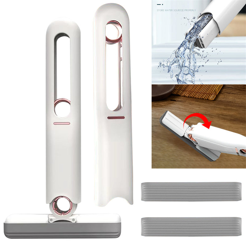 Mini Squeeze Mop — Hands-Free Sponge Cleaner for Floors, Glass & Car