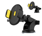 Telescopic Car Phone Holder — Dashboard Suction Cup Mount, 360° Adjustable for 3.5–7" Phones