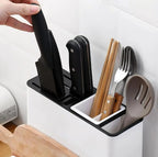 Kitchen Countertop Organizer Rack — All-in-One Holder for Knives, Cutting Boards, Pot Lids & Utensils