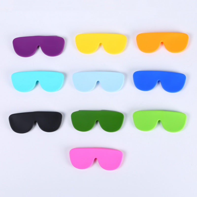 Portable Silicone Glasses Case — Soft Protective Pouch for Eyeglasses & Sunglasses