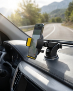 Support téléphone voiture — sur tableau de bord