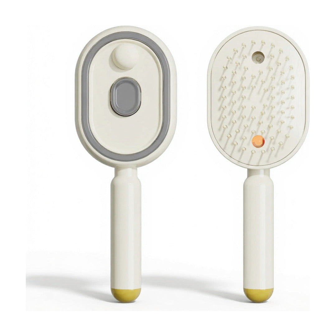 Peigne masseur beige — sans marque