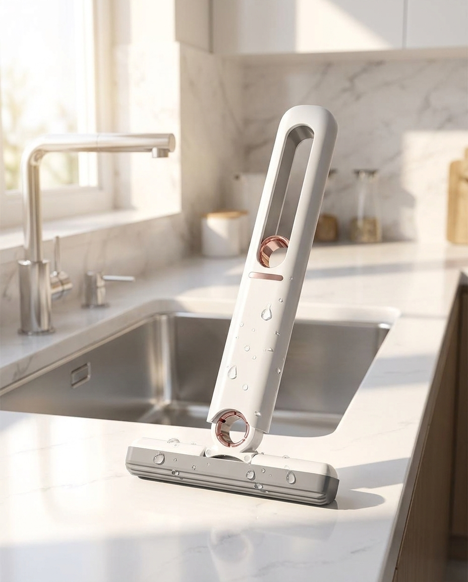 Balai essoreur compact — en cuisine
