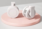 Mini ventilateur de cou sans pales avec miroir — blanc