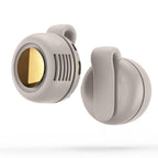 Ventilateur de cou portable blanc cassé — face miroir et arrière